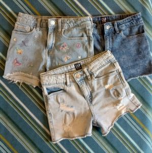 Gap Denim girls shorts, sz 8